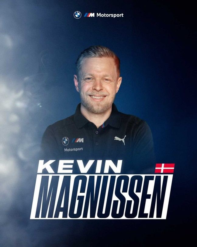 Kevin Magnussen se une a BMW M Motorsport para el programa LMDh en 2025