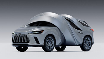 Lexus y MSCHF convierten dos coches reales en esculturas deformadas