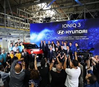Hyundai comienza a fabricar el IONIQ 3 en Turquía, su primer vehículo eléctrico en ?zmit