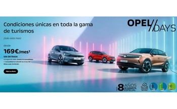 Opel Days: Descuentos de hasta 9.600 euros en toda la gama hasta el 30 de junio